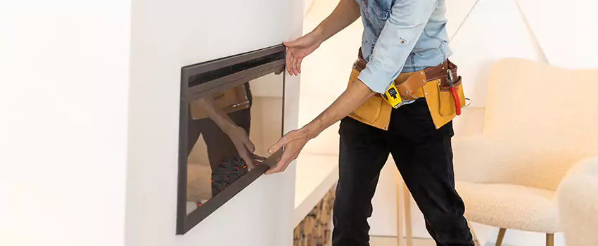 Metal Fireplace Installation in Rotterdam, New York