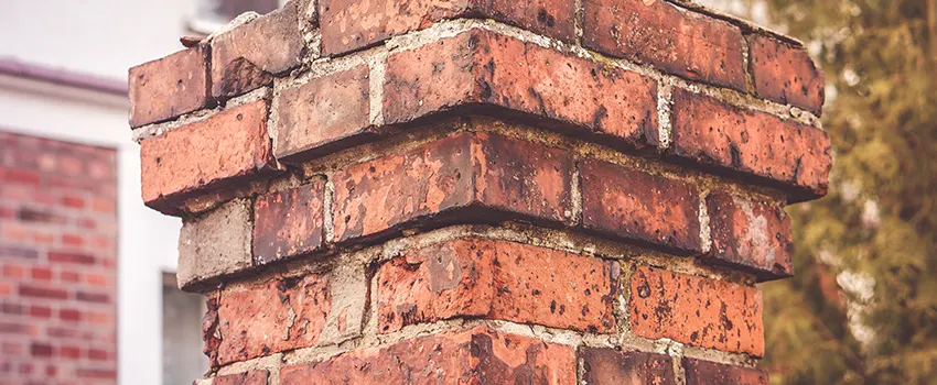 Cracked Chimney Bricks Repair Cost in Rotterdam, New York