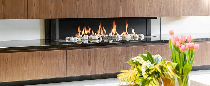 Double-height Fireplace Design Refurbishment in Rotterdam, New York