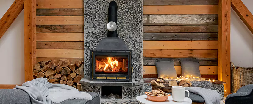 Thelin Hearth Products Direct Vent Gas Stove Fireplace Inspection in Rotterdam, New York